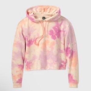Wild Fable Tie Dye Cropped Hoodie
